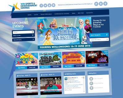 WIN Entertainment Centre Website