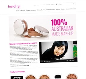 Online Store for Heidi Yi